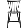 DISPLAY - black painted beech - J46 chair (sort)