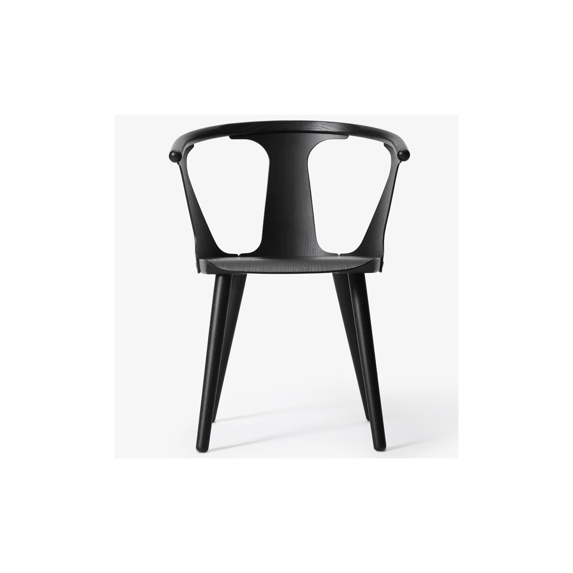 black lacquered oak - In Between chair SK1 - &Tradition