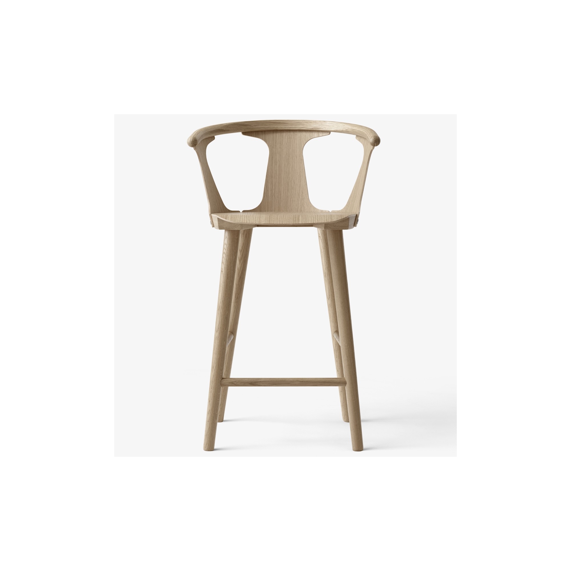 Oiled oak - In Between barstool - &Tradition