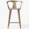 Oiled oak - In Between barstool - &Tradition