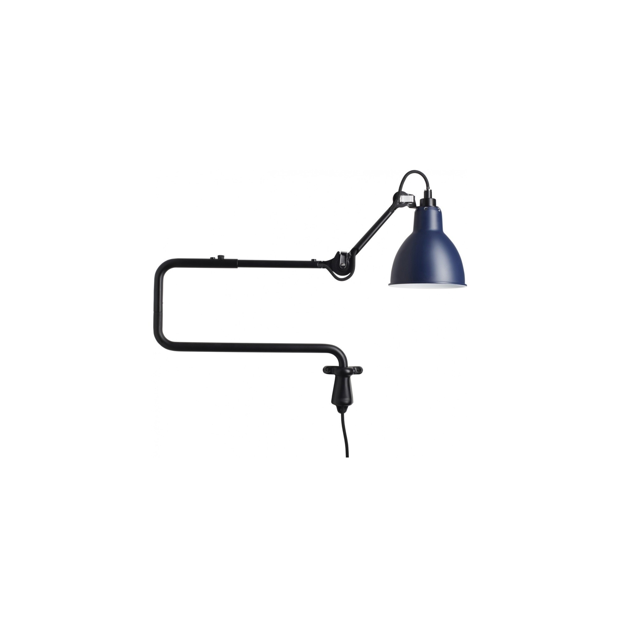 black / round blue - Gras 303 - wall lamp - DCW éditions