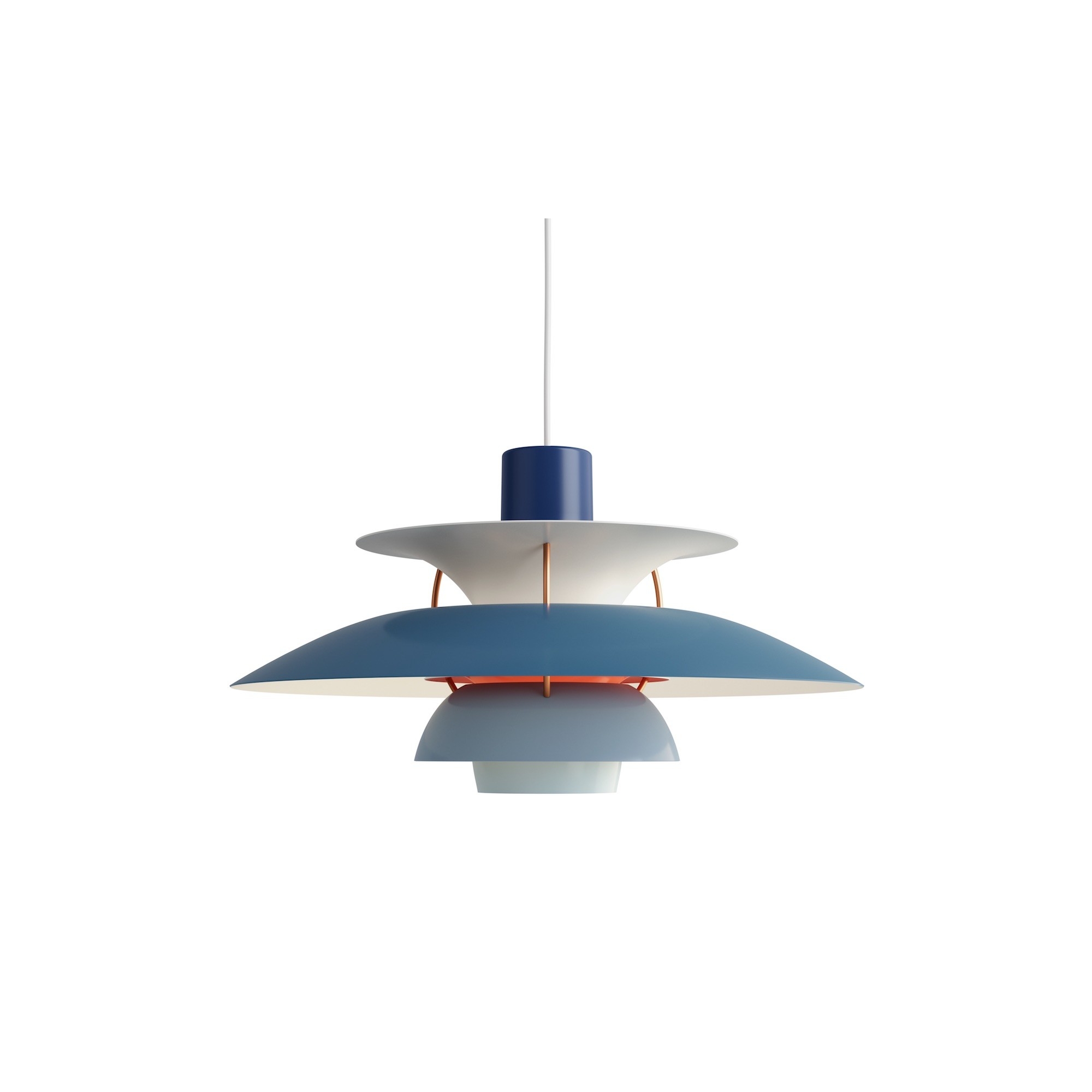 Louis Poulsen – PH5 mini pendant, hues of blue