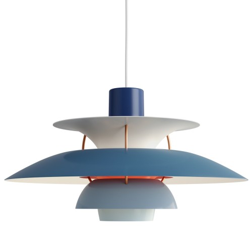 Louis Poulsen – PH5 mini pendant, hues of blue