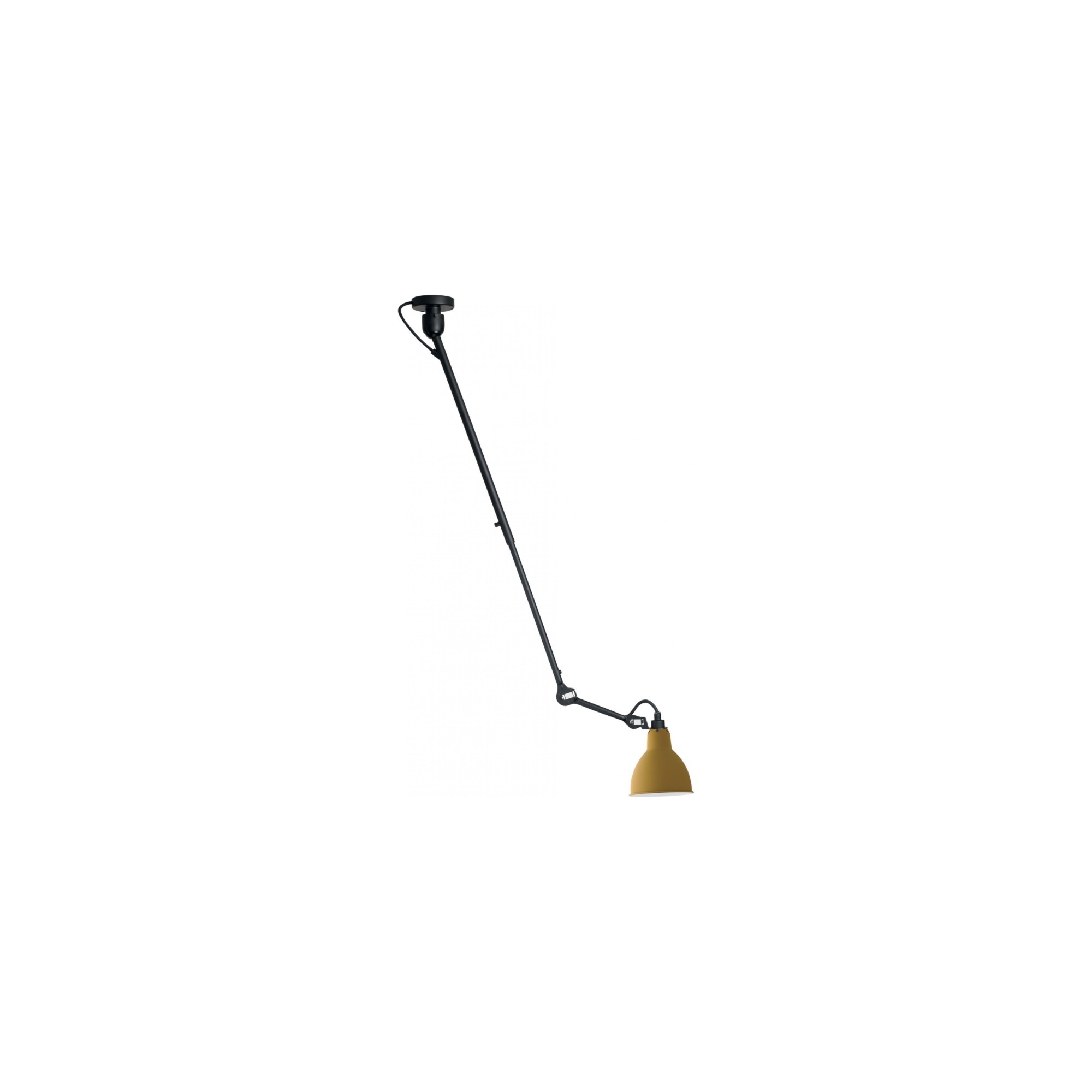 black / round yellow - Gras 302 - ceiling lamp - DCW éditions