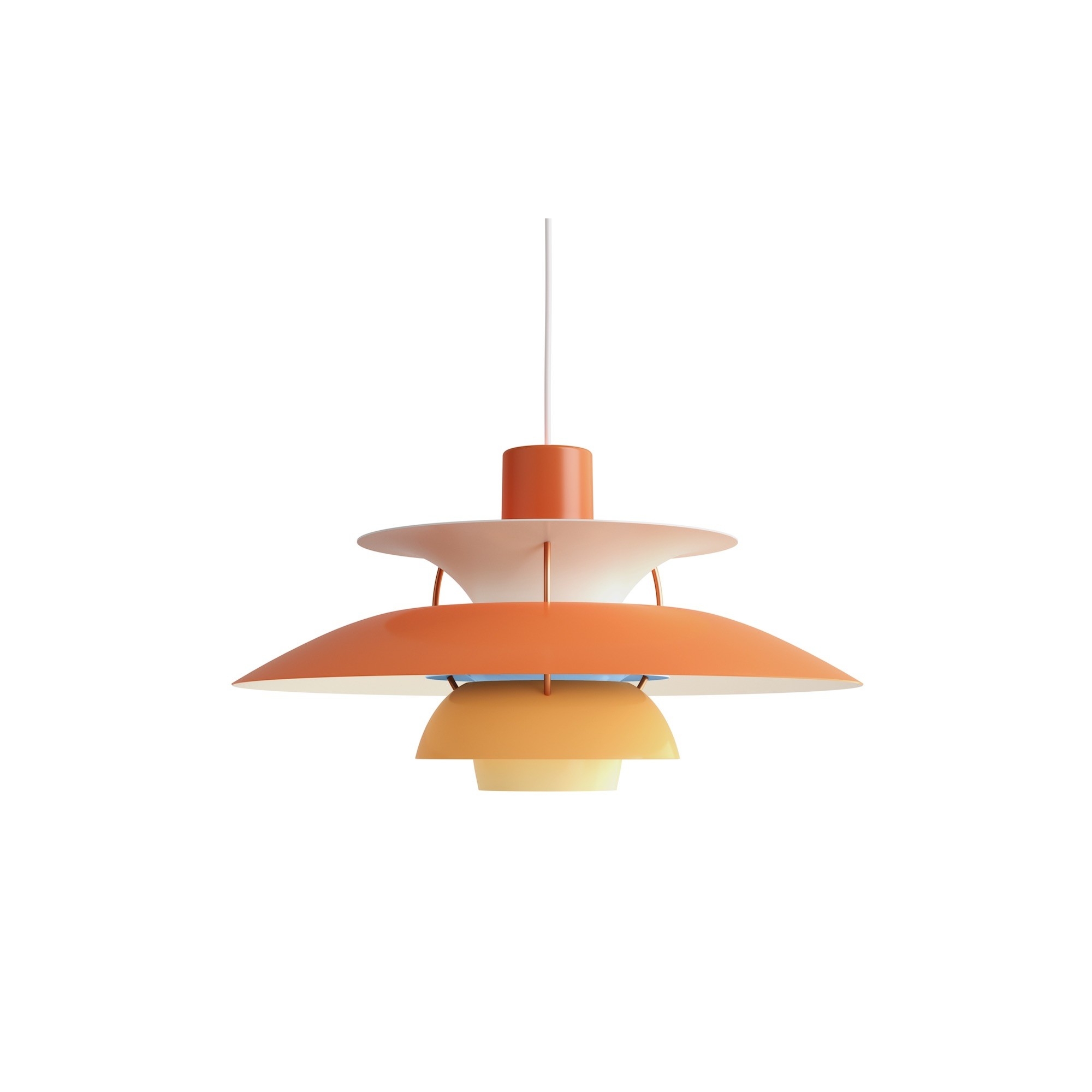 Louis Poulsen – PH5 pendant, hues of orange