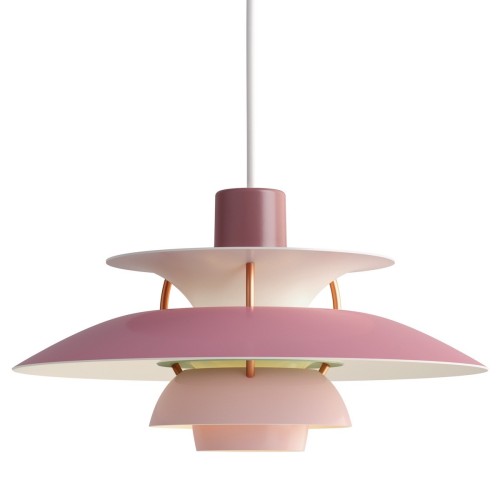 Louis Poulsen – PH5 mini pendant, hues of rose