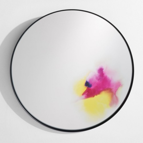 grand miroir Francis - rose & jaune - Petite Friture