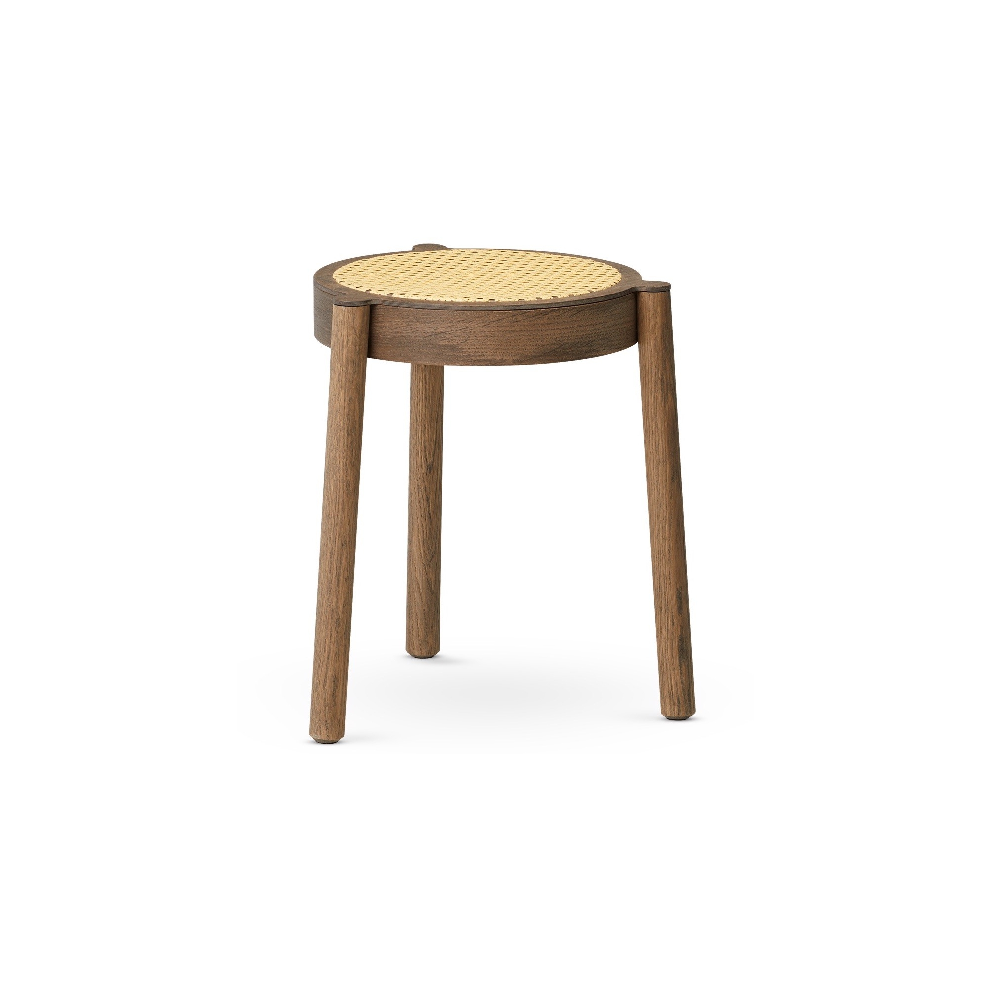 cane mesh seat / smoked oak - Pal stool - Northern