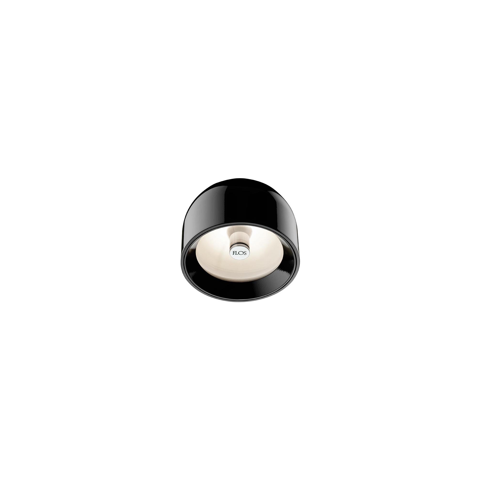 Wan ceiling / wall lamp - black (F9550030) - Flos