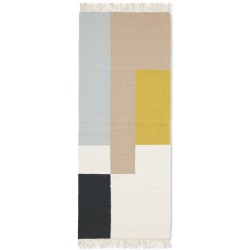 tapis kelim Squares - runner - 70 x 180 cm - Ferm Living