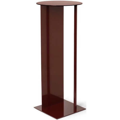 ÉPUISÉ - Place Pedestal - marron rouge brillant - Ferm Living