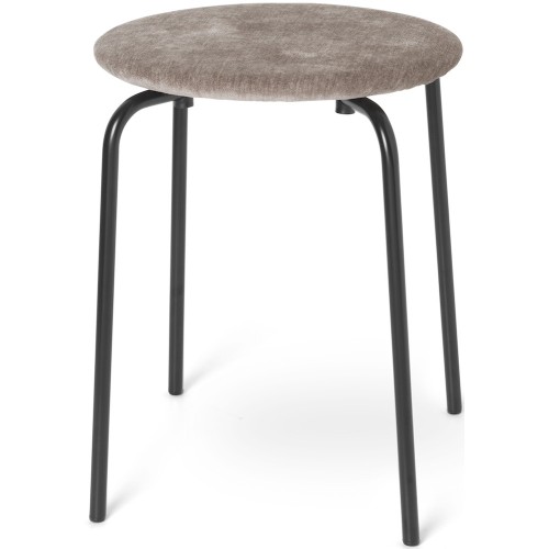 Herman stool - upholstered - Brushed warm grey - Ferm Living