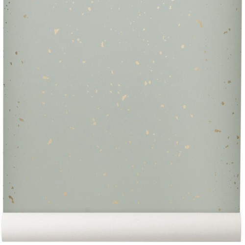 menthe - papier peint Confetti - Ferm Living