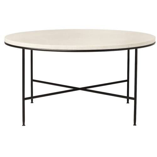 Cream - Ø80 cm - Planner coffee table MC300 - Fritz Hansen