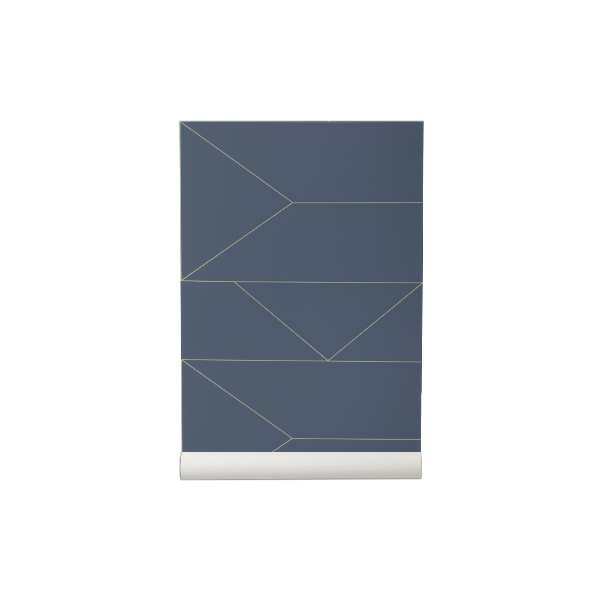 dark blue - Lines Wallpaper - Ferm Living