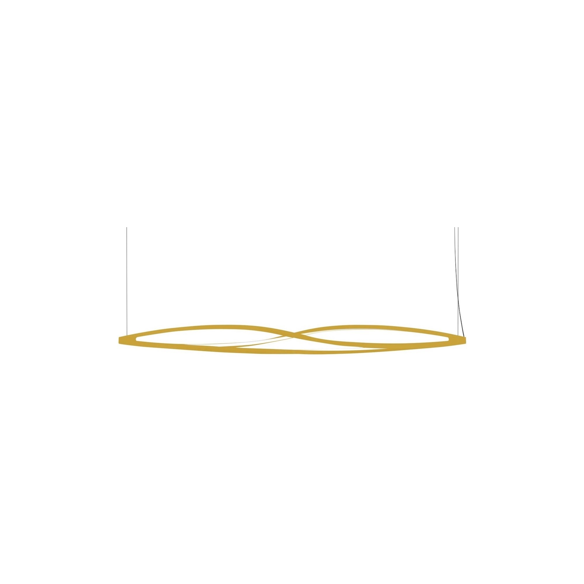 horizontal pendant In the Wind - gold - Nemo lighting