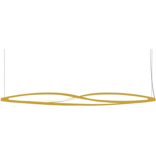 horizontal pendant In the Wind - gold - Nemo lighting