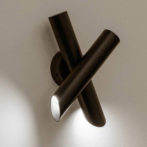 applique Tubes 2 - noir - Nemo lighting