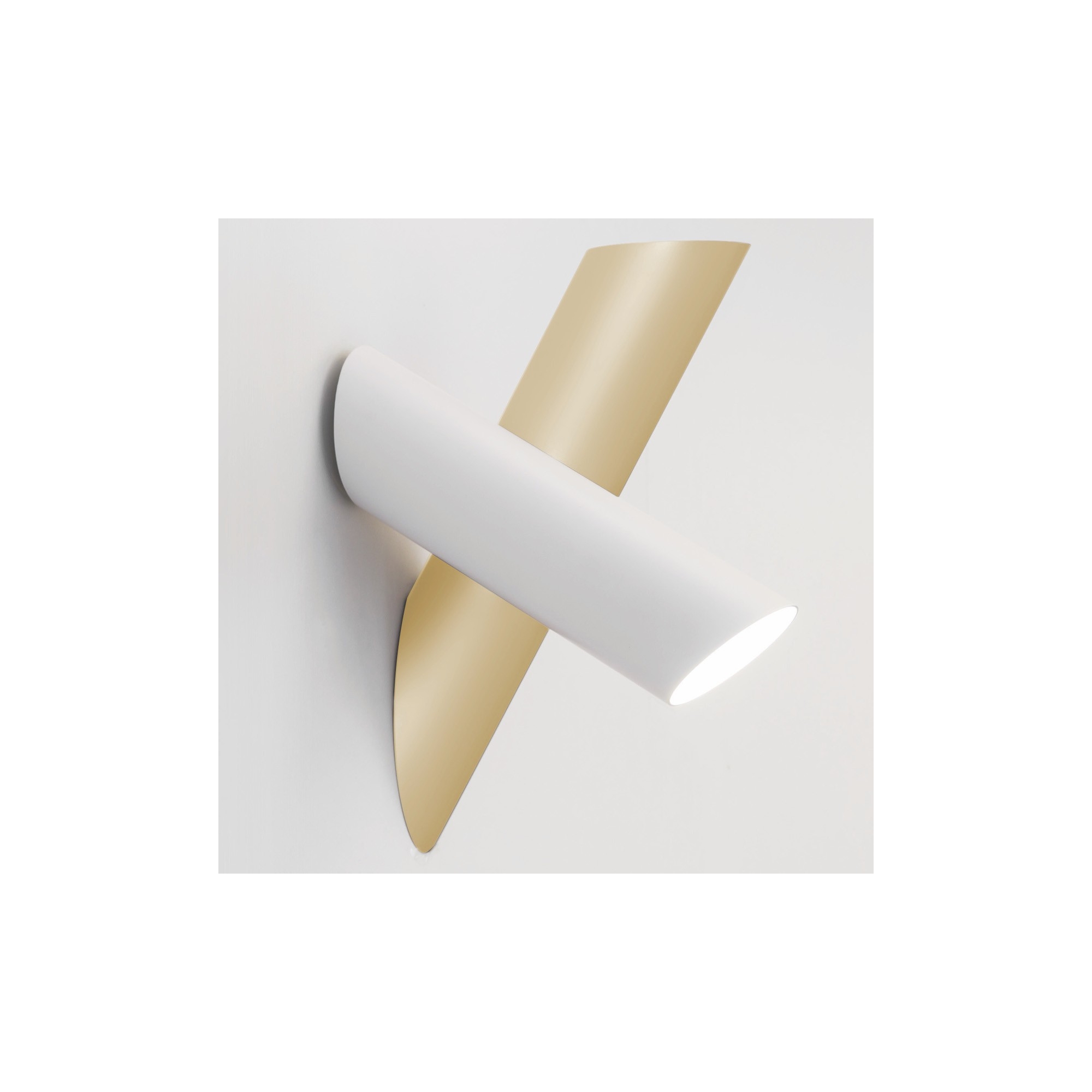 Tubes Large wall lamp - white/light gold - Nemo lighting