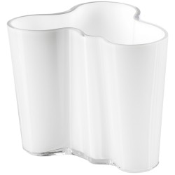 vase Aalto 95mm, blanc opale - 1007038 - Iittala