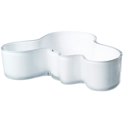 Aalto bowl, 50x195mm, opal white - 1007036 - Iittala