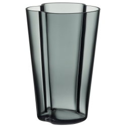 Aalto vase 220mm, dark grey - 1024740 - Iittala