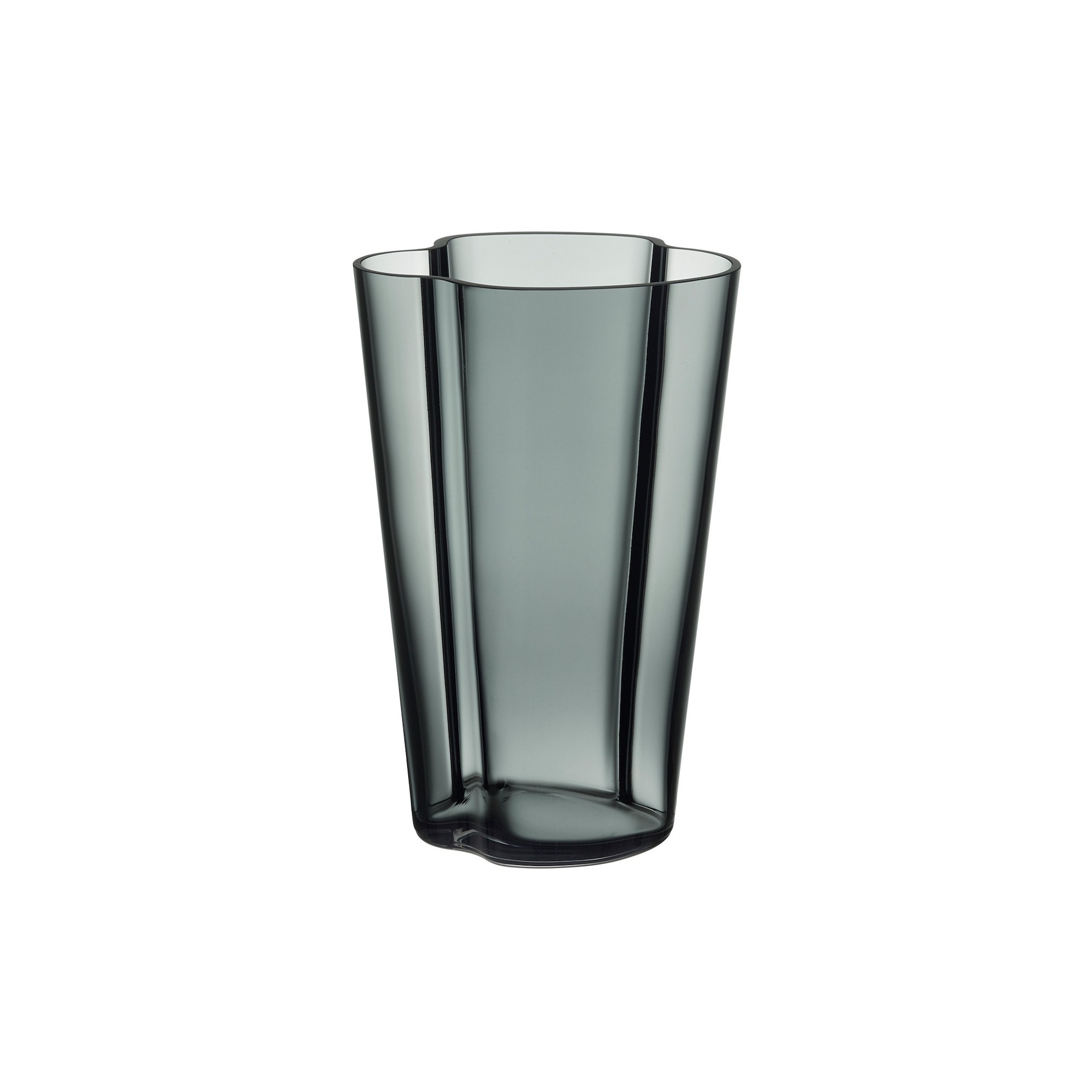 Aalto vase 220mm, dark grey - 1024740 - Iittala