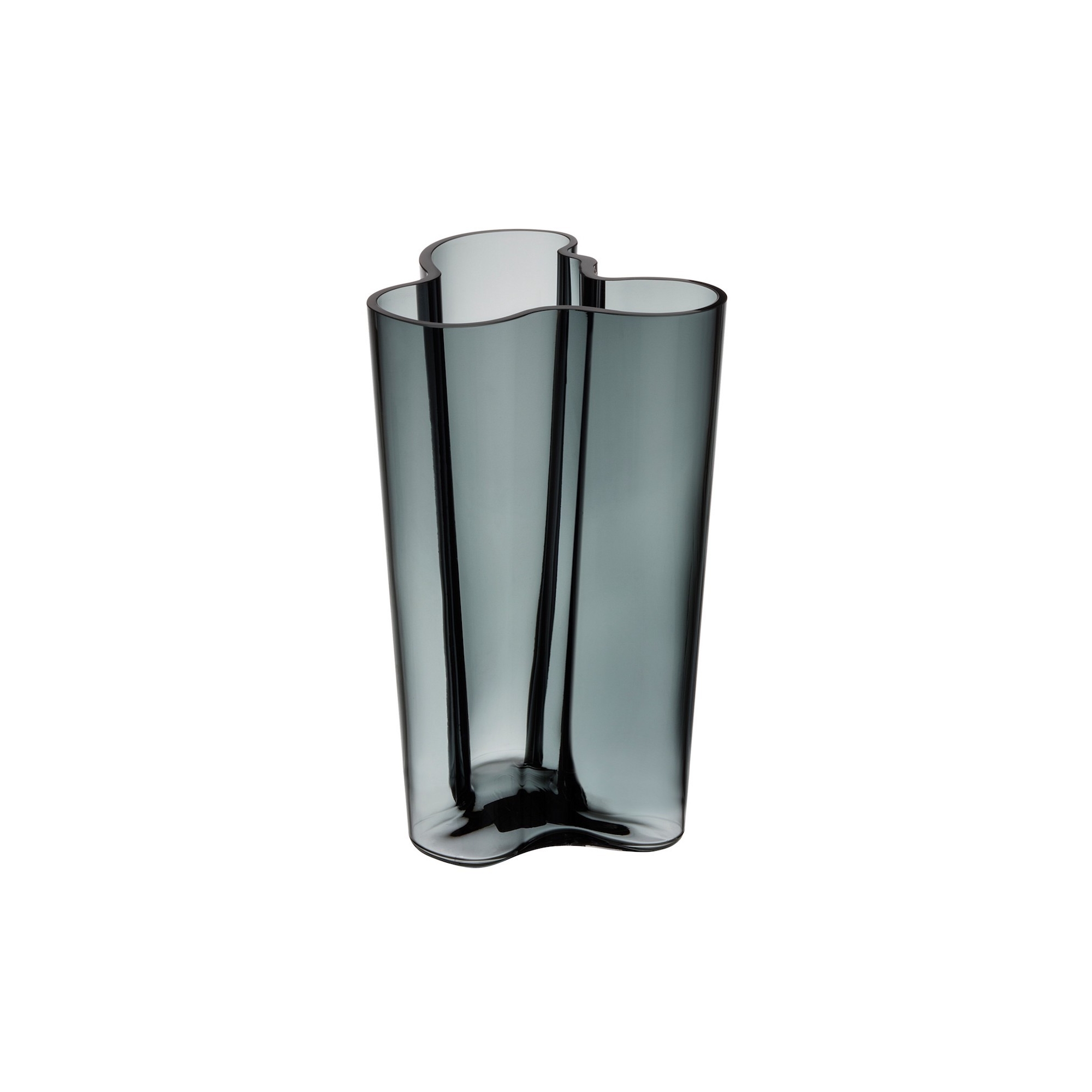 Aalto vase 251mm, dark grey - Iittala