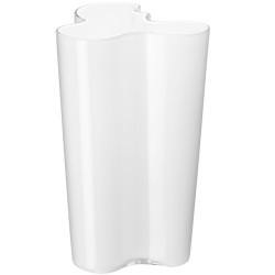 Aalto vase 251mm, white opal - 1007155 - Iittala