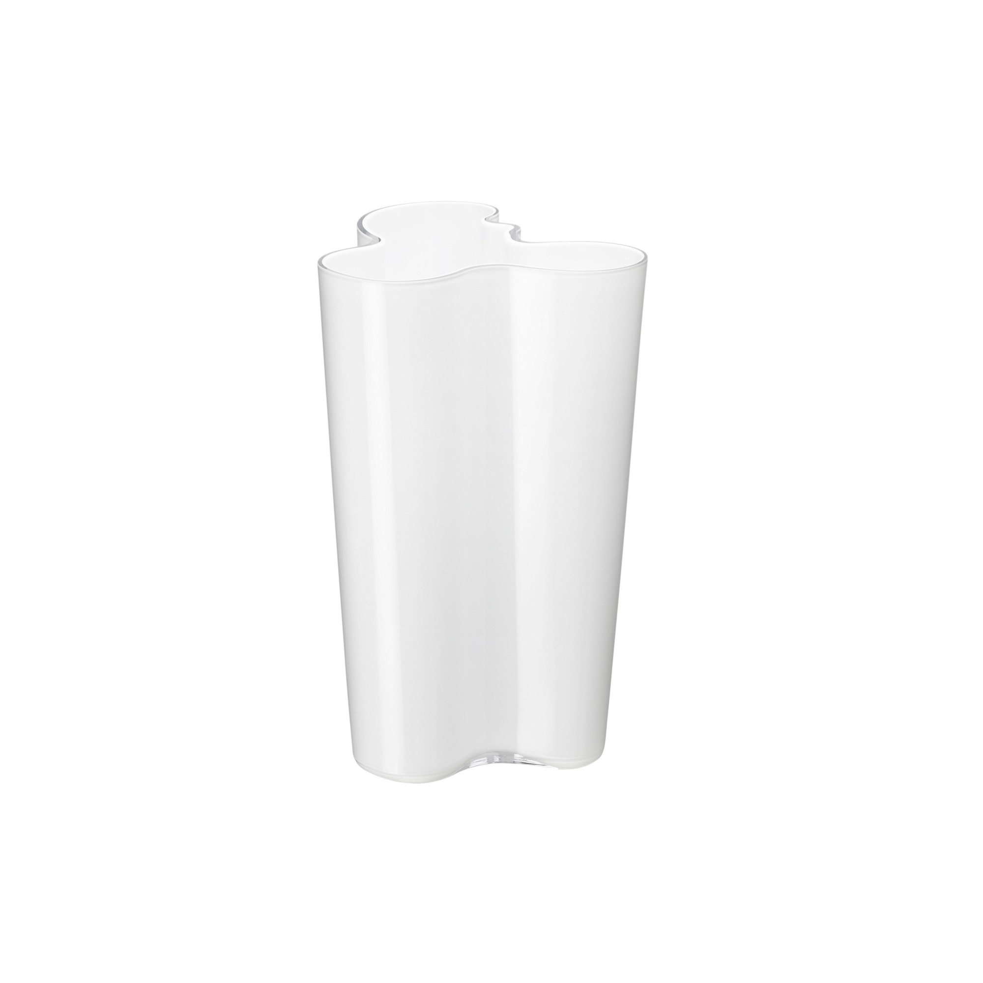 Aalto vase 251mm, white opal - 1007155 - Iittala