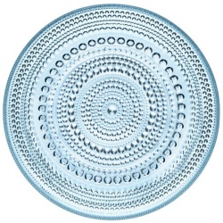 Kastehelmi plate - Ø170mm - light blue - Iittala