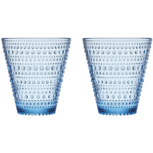 2 x tumblers 30cl Kastehelmi - aqua - 1025714 - Iittala