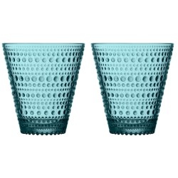 2 x tumblers 30cl Kastehelmi - sea blue - 1027323 - Iittala