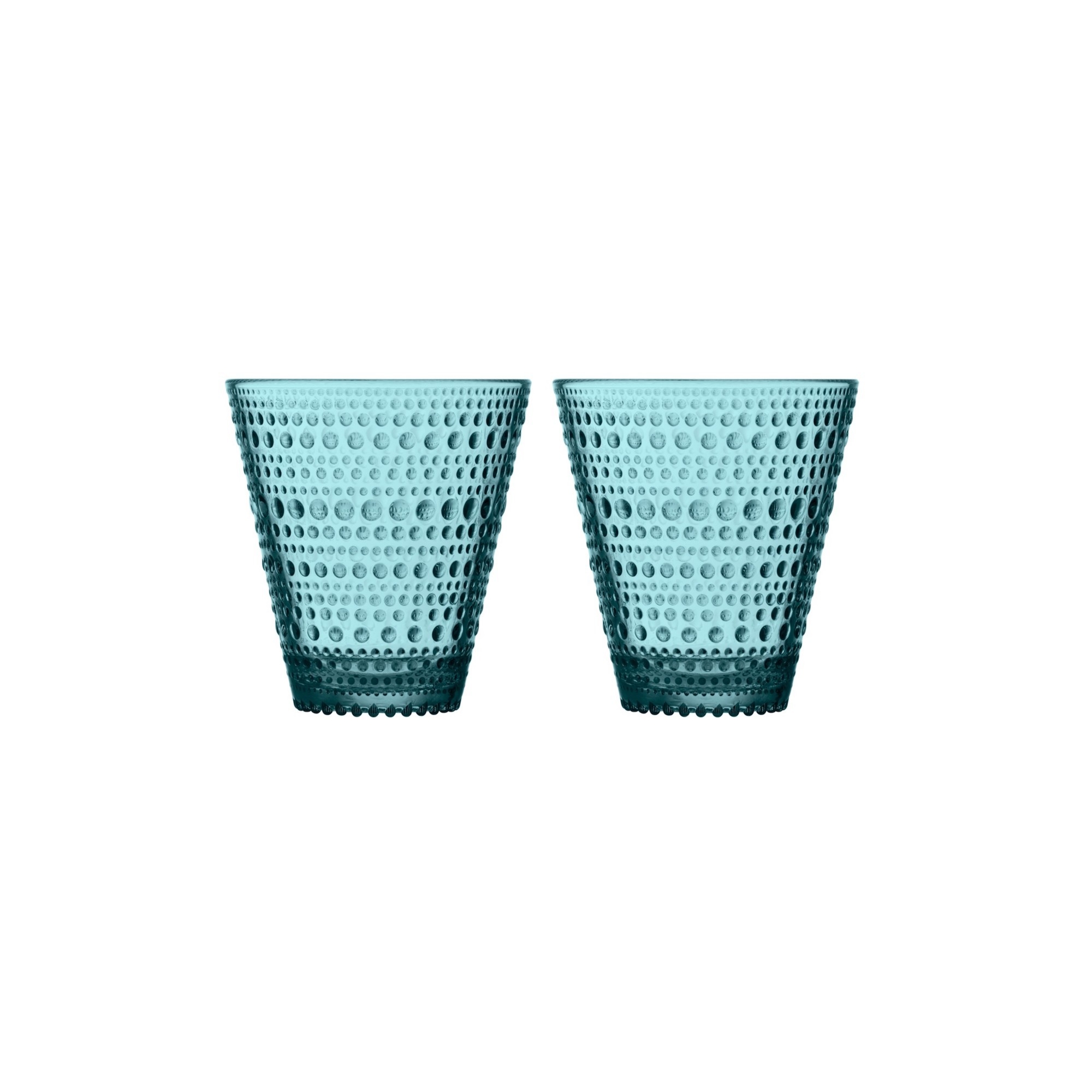 2 x tumblers 30cl Kastehelmi - sea blue - 1027323 - Iittala