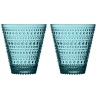 2 x tumblers 30cl Kastehelmi - sea blue - 1027323 - Iittala