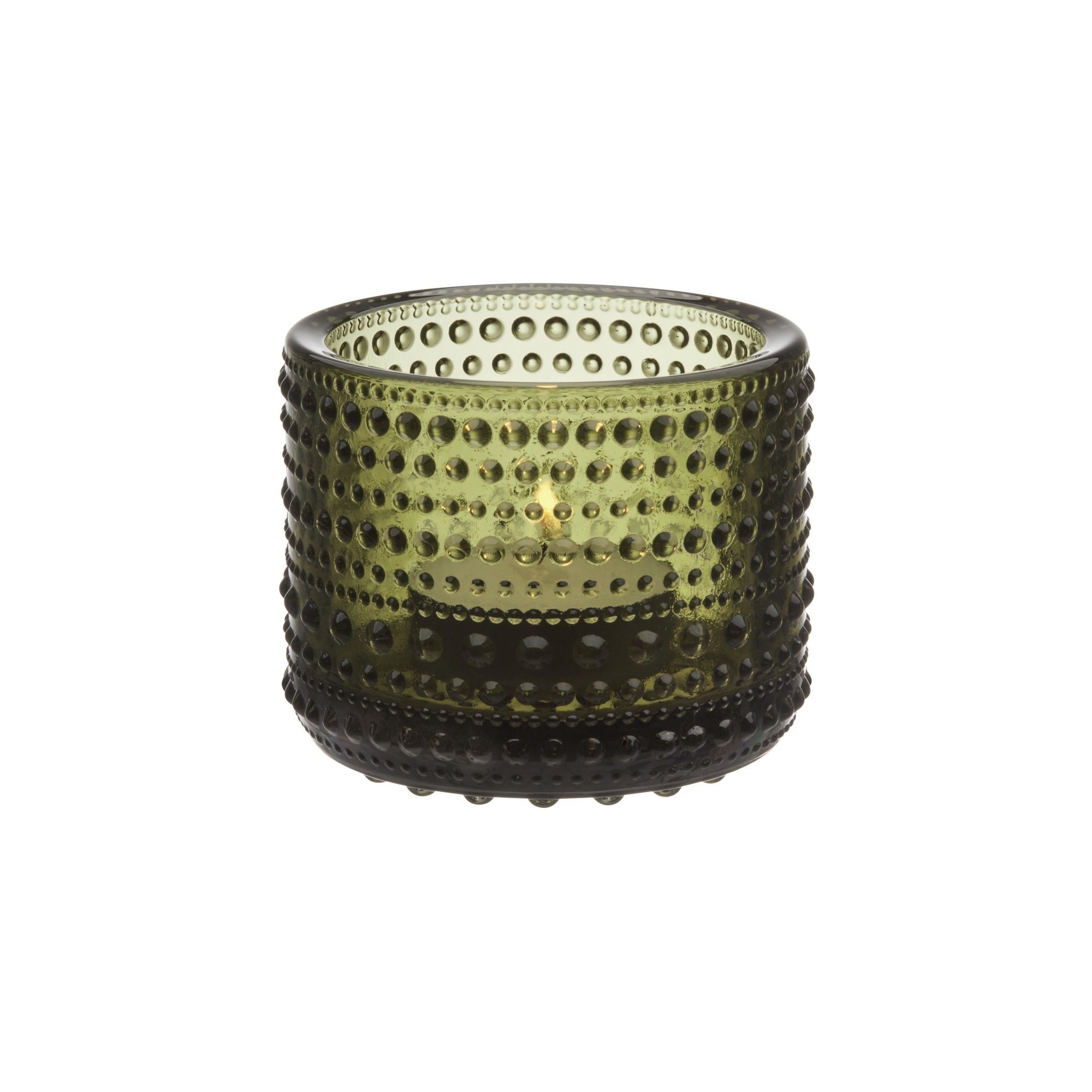 Kastehelmi candleholder – moss green - 1025662 - Iittala