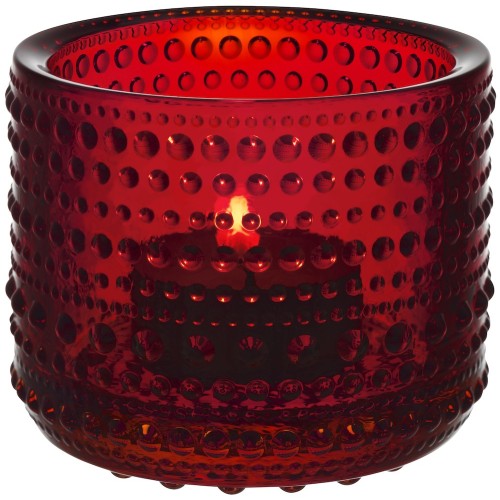 bougeoir Kastehelmi - cranberry - 1014351 - Iittala