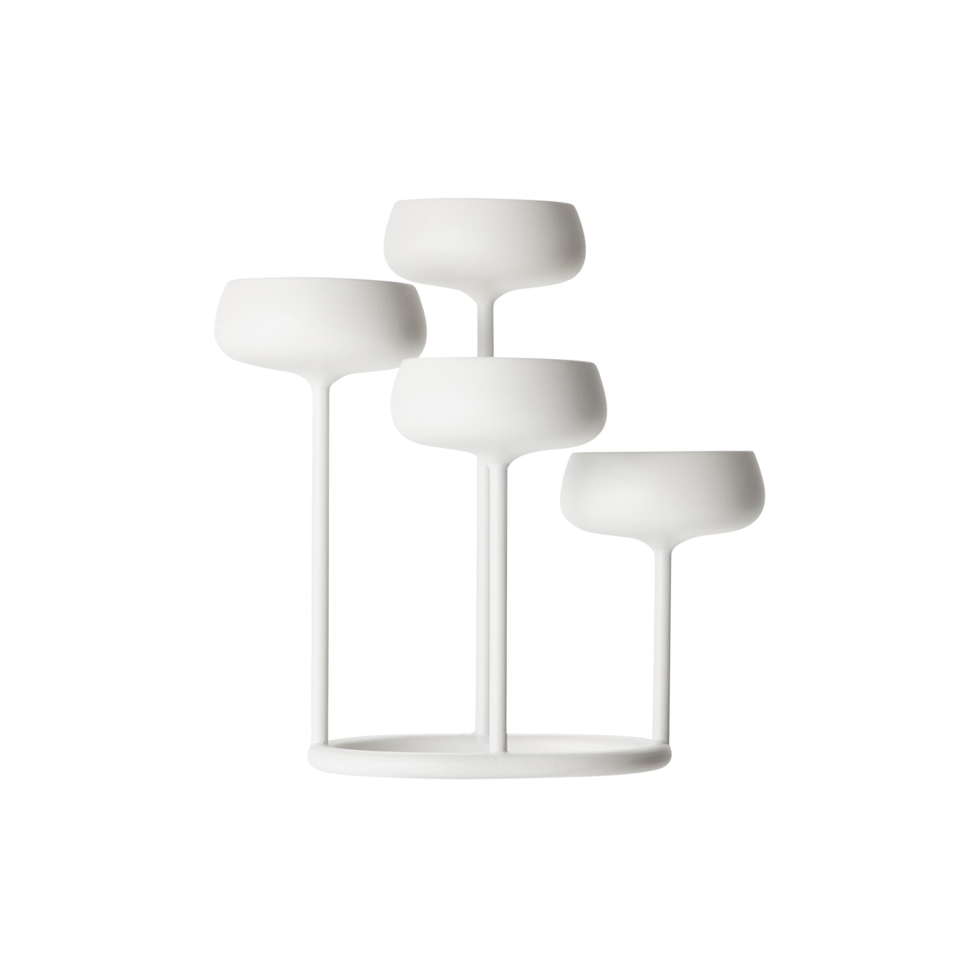 25.1 x 26.3cm - white - candelabra Nappula - Iittala