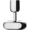 H10,7cm - polished stainless steel - candleholder Nappula - Iittala