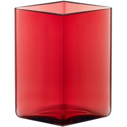 11.5 x 14 cm - cranberry - Ruutu vase - Iittala