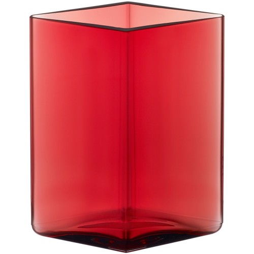 11.5 x 14 cm - cranberry - Ruutu vase - Iittala