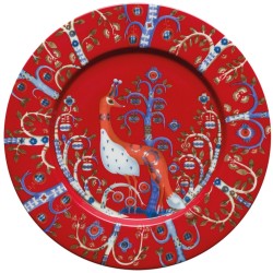 Ø22cm - Taika red plate - 1012477 - Iittala