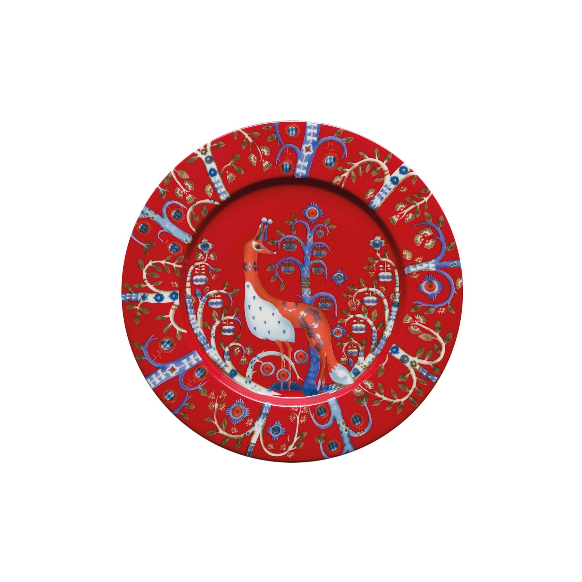 Ø22cm - assiette Taika rouge - 1012477 - Iittala