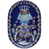 EPUISE - 41cm - plat ovale Taika bleu - 1011641 - Iittala