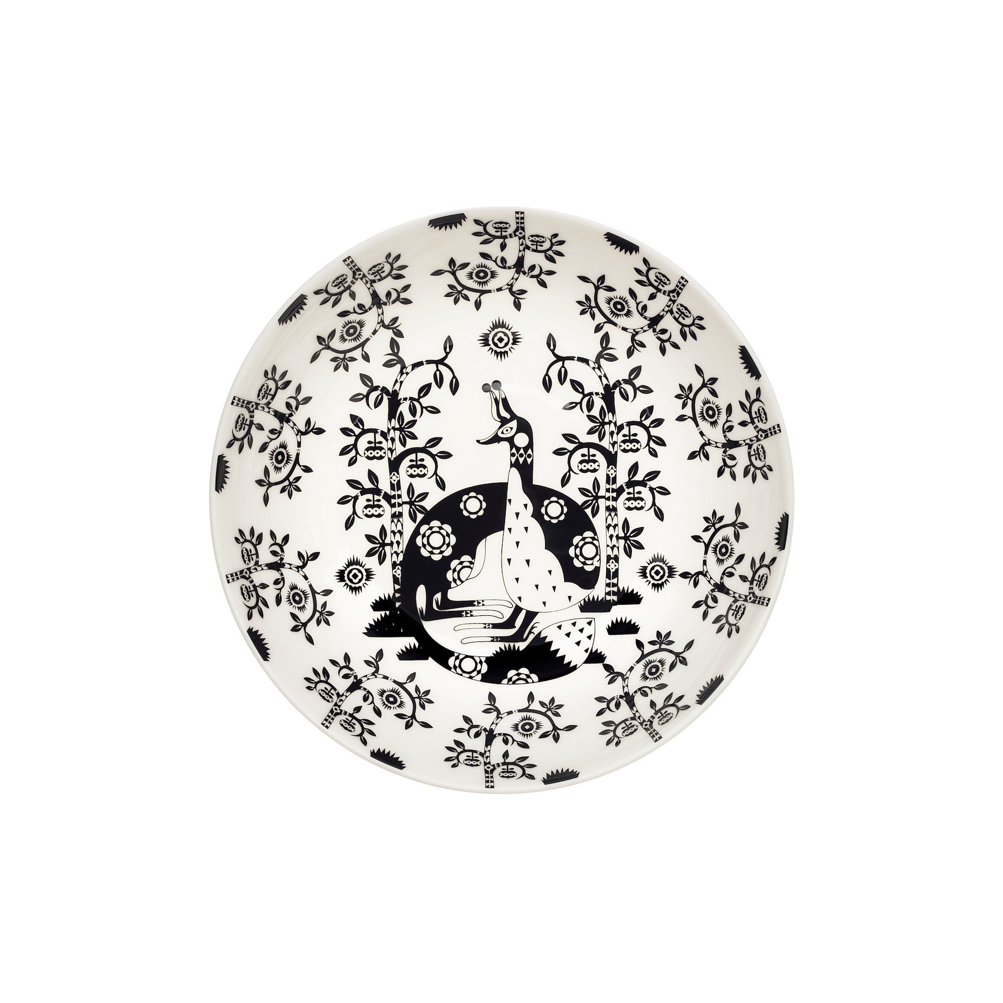 Ø22cm - assiette creuse Taika noire - 1023852 - Iittala