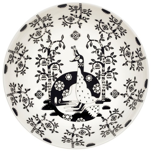 Ø22cm - assiette creuse Taika noire - 1023852 - Iittala