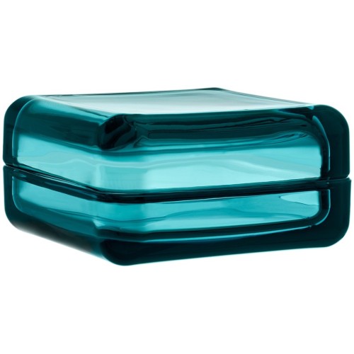 108x108mm - Boîte Vitriini bleu mer - Iittala