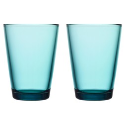 EPUISE - 40cl - 2 x verres Kartio Sea Blue - Iittala