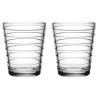 22cl - 2 x Aino Aalto clear tumbler - 1008545