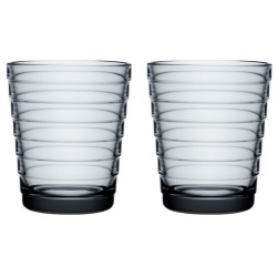 22cl - 2 x Aino Aalto grey tumbler - 1057028